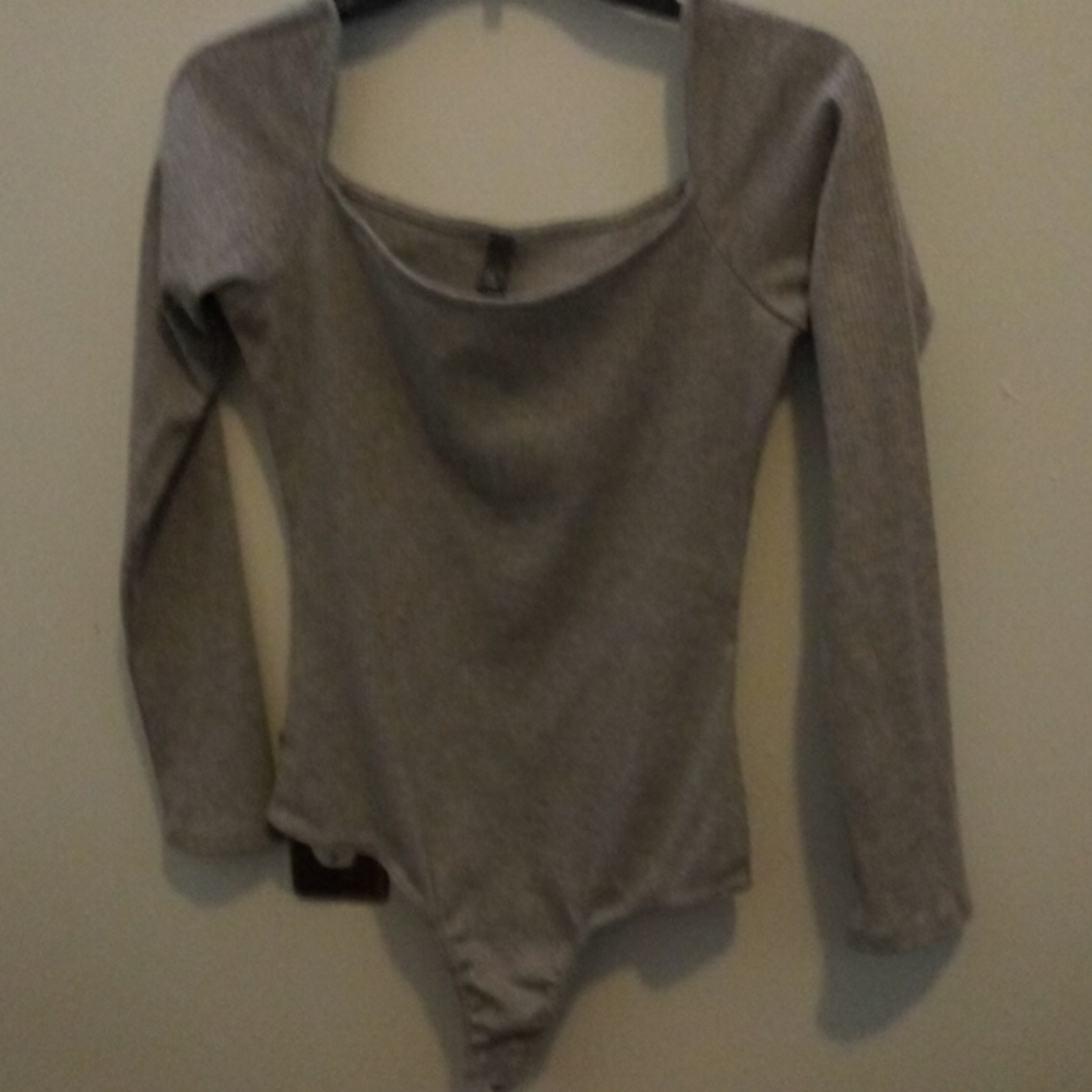 Grey bodysuit
